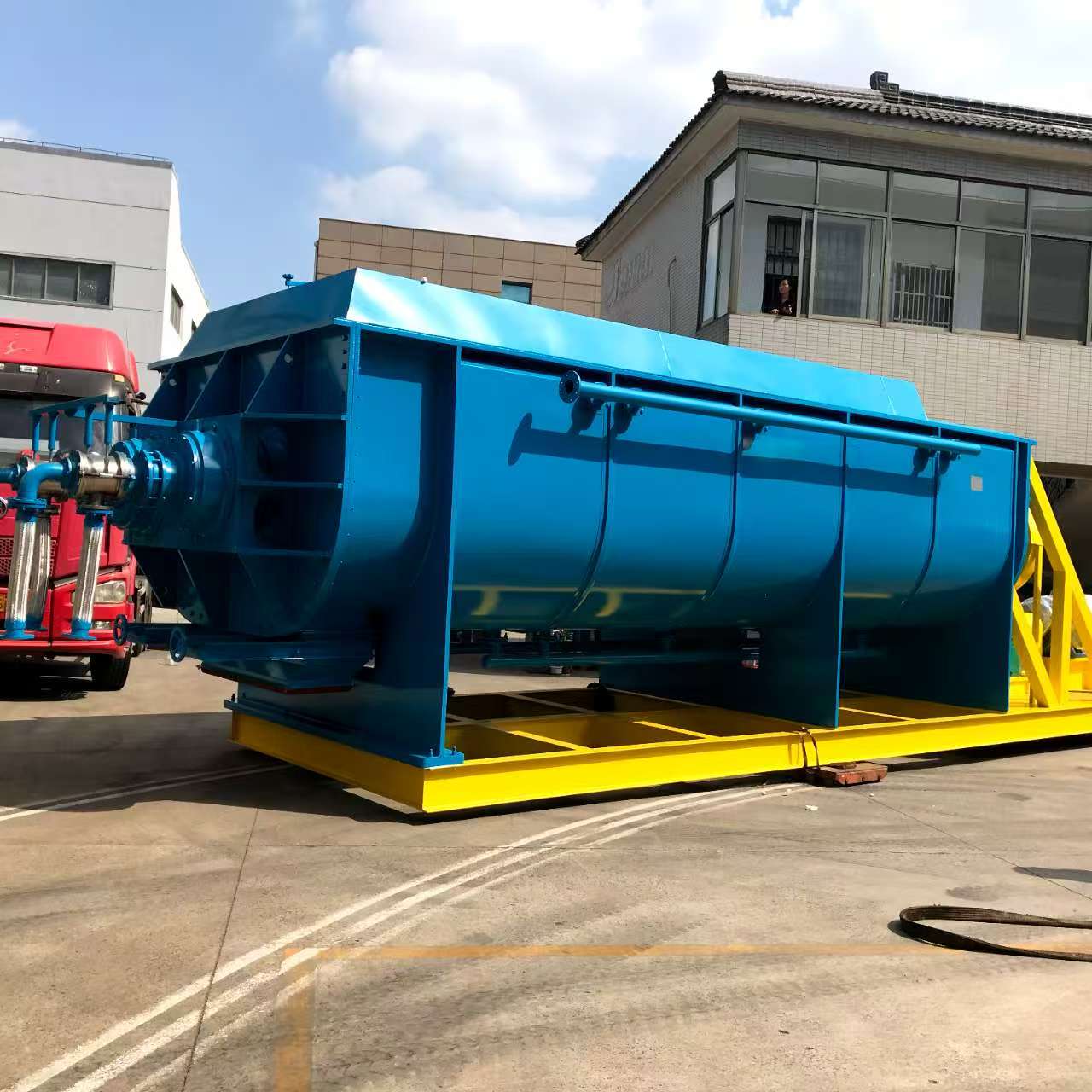 力度干燥——高濕高粘物料不粘壁，空心槳葉干燥一步到位